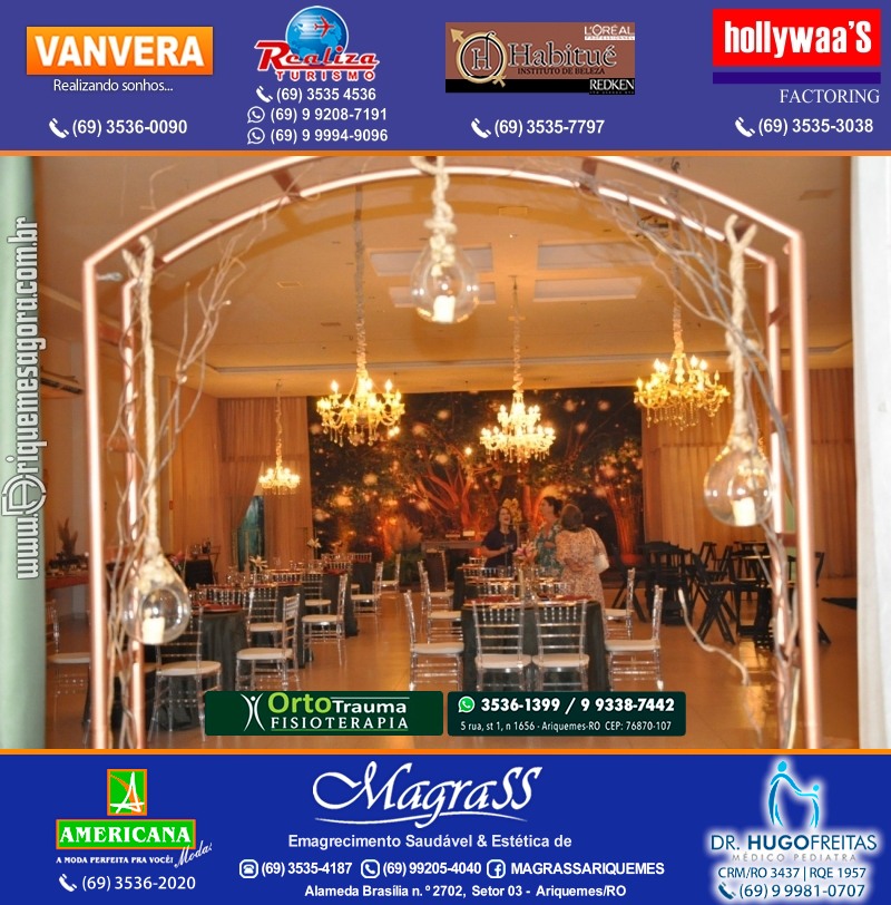 Aniversário Viviane Garcia Celebrare Eventos em Ariquemes