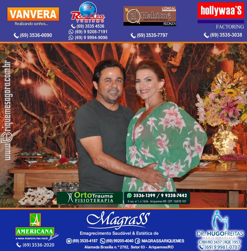 Aniversário Viviane Garcia Celebrare Eventos em Ariquemes