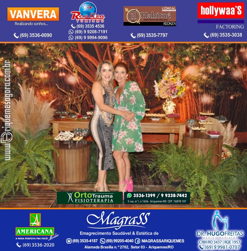 Aniversário Viviane Garcia Celebrare Eventos em Ariquemes