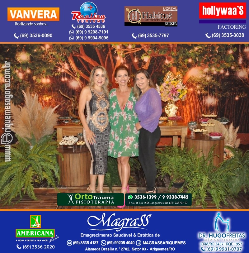 Aniversário Viviane Garcia Celebrare Eventos em Ariquemes
