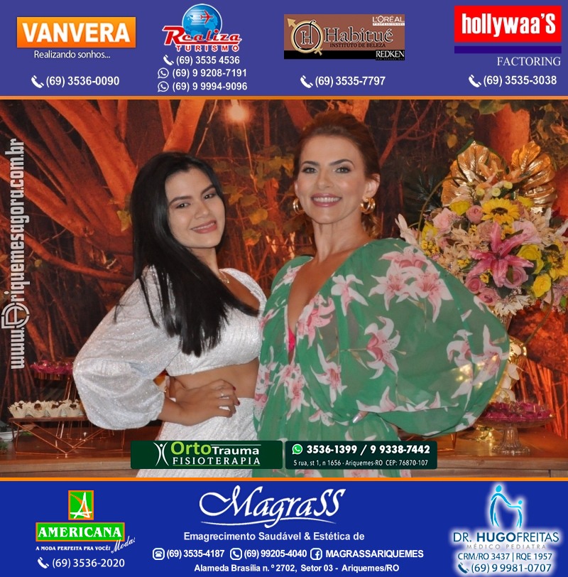 Aniversário Viviane Garcia Celebrare Eventos em Ariquemes