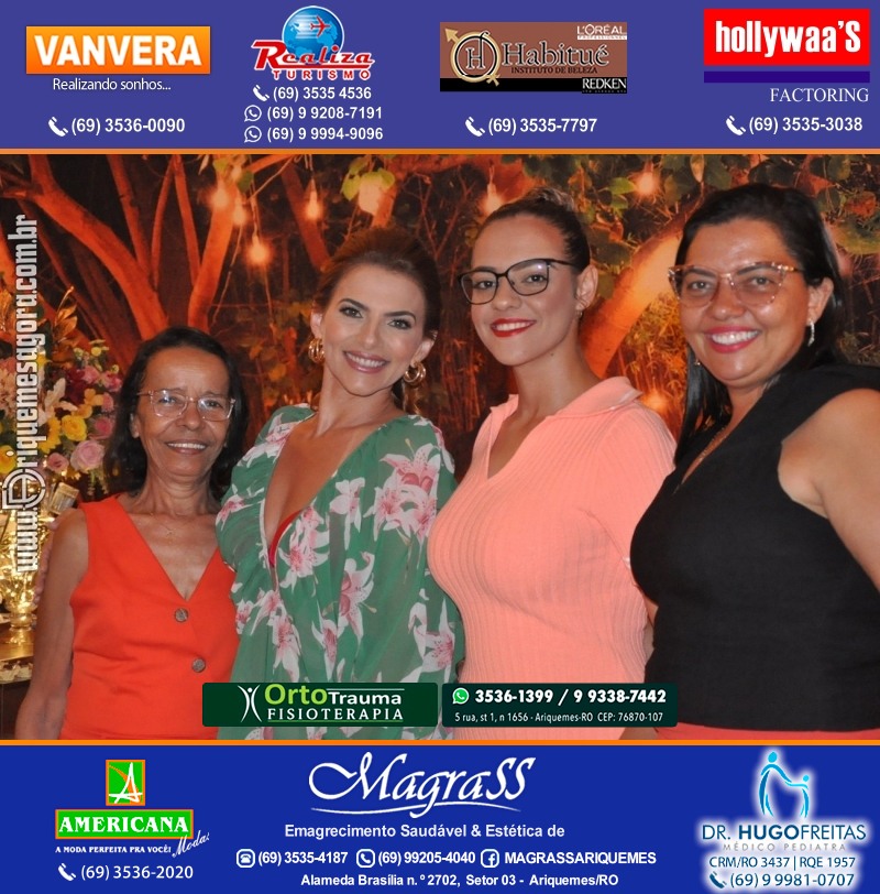 Aniversário Viviane Garcia Celebrare Eventos em Ariquemes