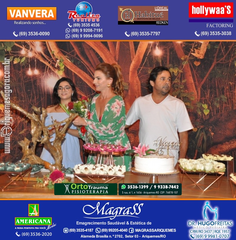 Aniversário Viviane Garcia Celebrare Eventos em Ariquemes