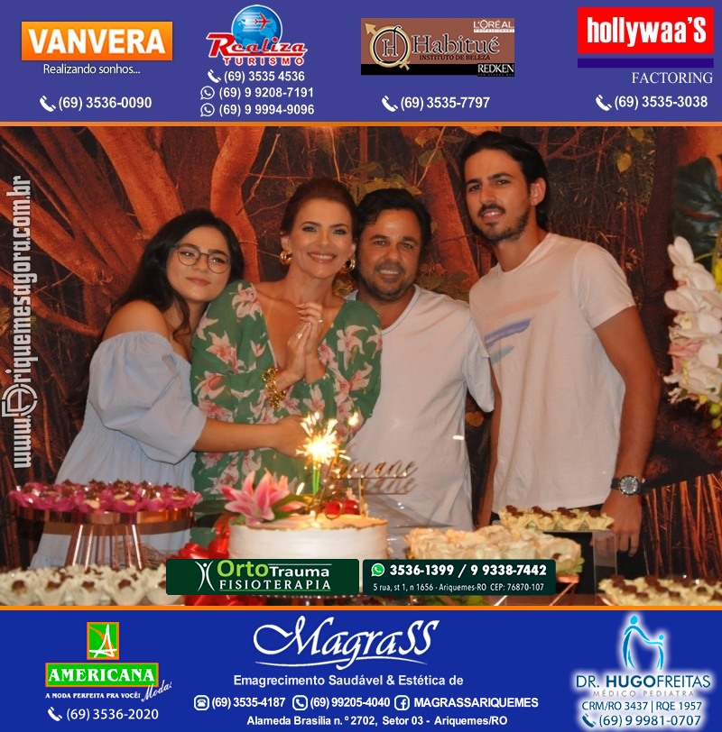 Aniversário Viviane Garcia Celebrare Eventos em Ariquemes