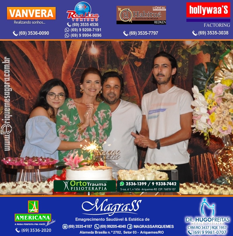 Aniversário Viviane Garcia Celebrare Eventos em Ariquemes