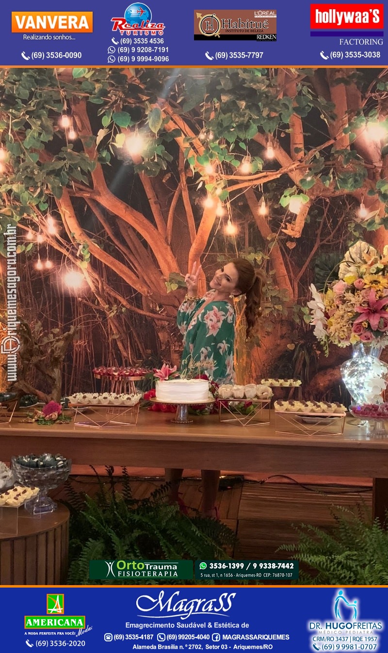 Aniversário Viviane Garcia Celebrare Eventos em Ariquemes