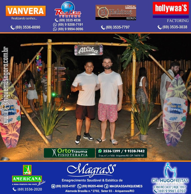 BAILE DO HAWAII no Marina Por do Sol em Ariquemes 2022