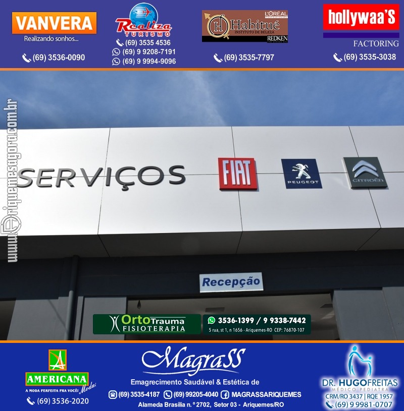 Inauguração Gima Peugeot e Gima Citroën Grupo  Gilberto Miranda em Ariquemes Rondônia