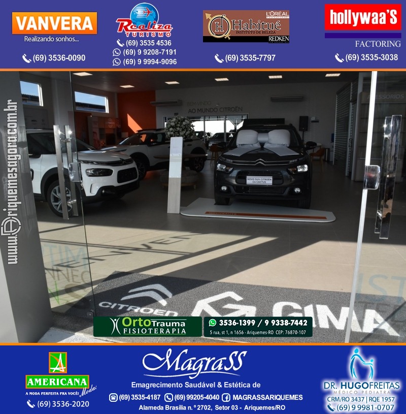 Inauguração Gima Peugeot e Gima Citroën Grupo  Gilberto Miranda em Ariquemes Rondônia