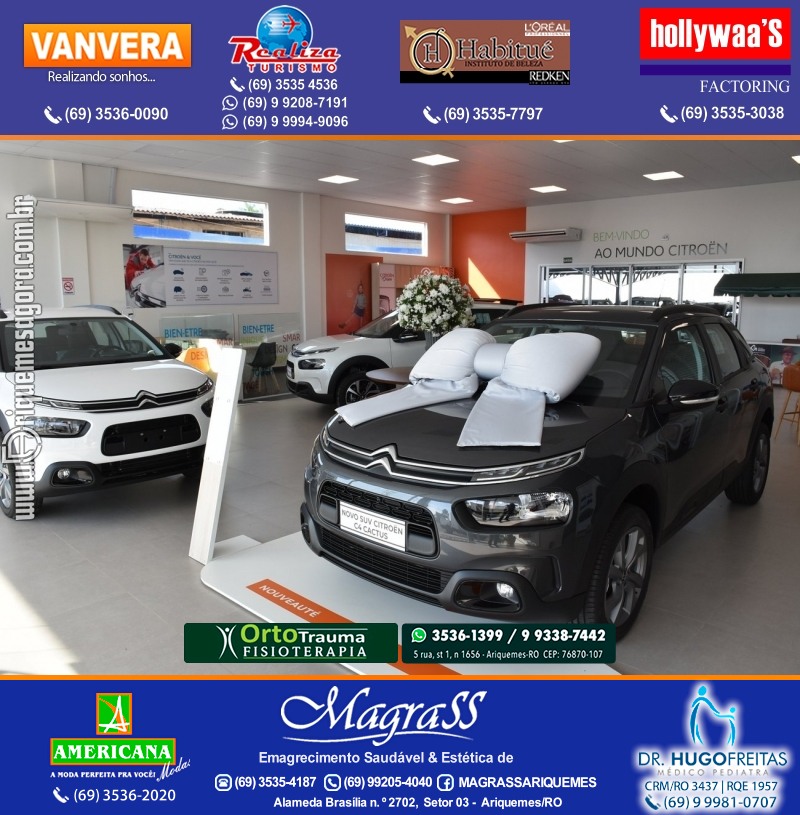 Inauguração Gima Peugeot e Gima Citroën Grupo  Gilberto Miranda em Ariquemes Rondônia