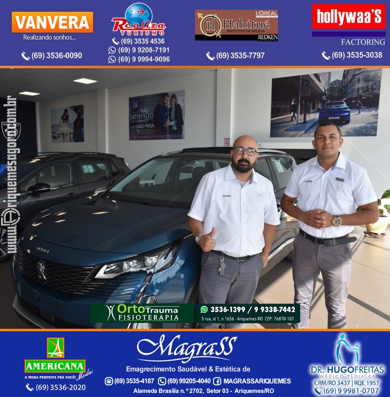 Inauguração Gima Peugeot e Gima Citroën Grupo  Gilberto Miranda em Ariquemes Rondônia