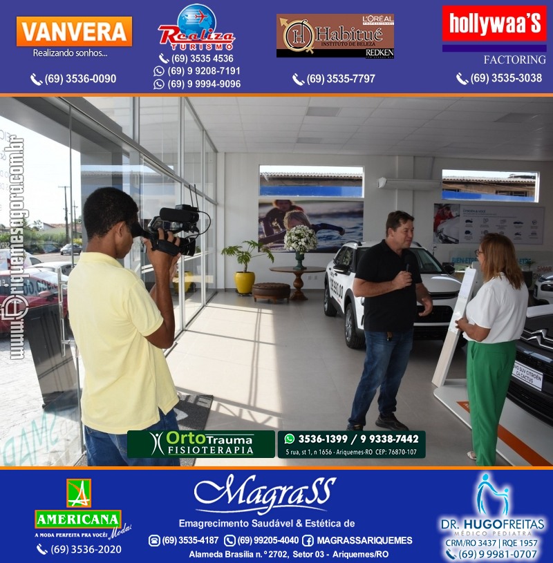 Inauguração Gima Peugeot e Gima Citroën Grupo  Gilberto Miranda em Ariquemes Rondônia