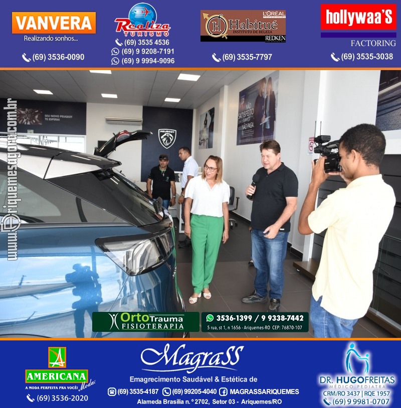 Inauguração Gima Peugeot e Gima Citroën Grupo  Gilberto Miranda em Ariquemes Rondônia
