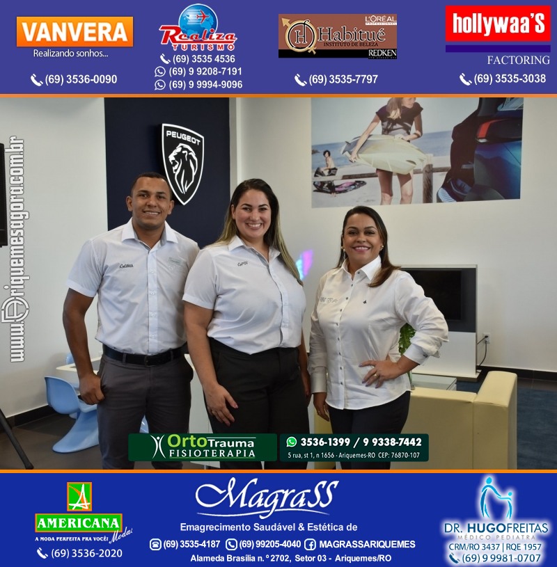 Inauguração Gima Peugeot e Gima Citroën Grupo  Gilberto Miranda em Ariquemes Rondônia