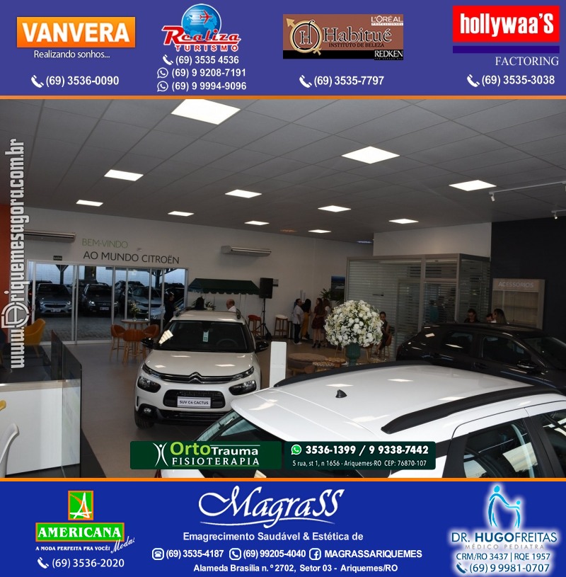 Inauguração Gima Peugeot e Gima Citroën Grupo  Gilberto Miranda em Ariquemes Rondônia