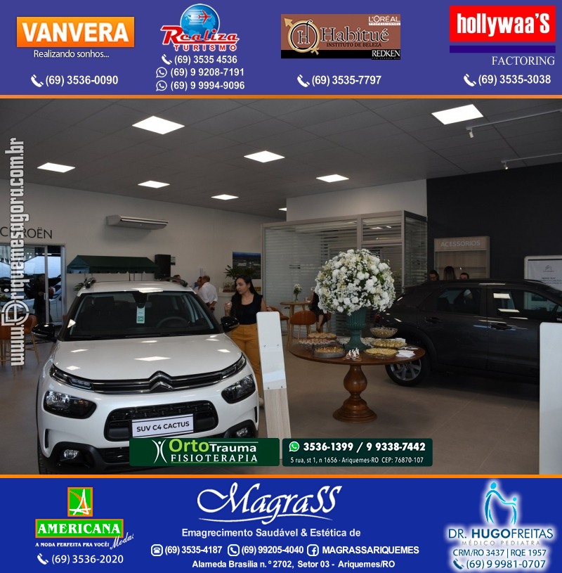Inauguração Gima Peugeot e Gima Citroën Grupo  Gilberto Miranda em Ariquemes Rondônia