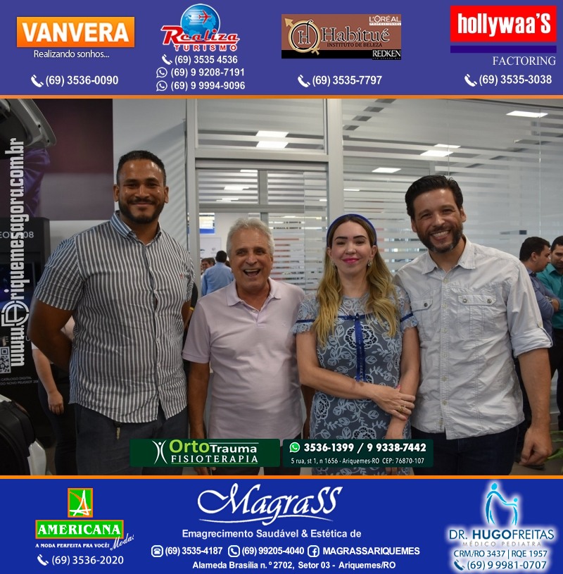 Inauguração Gima Peugeot e Gima Citroën Grupo  Gilberto Miranda em Ariquemes Rondônia