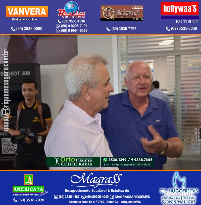 Inauguração Gima Peugeot e Gima Citroën Grupo  Gilberto Miranda em Ariquemes Rondônia