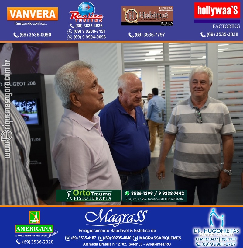 Inauguração Gima Peugeot e Gima Citroën Grupo  Gilberto Miranda em Ariquemes Rondônia