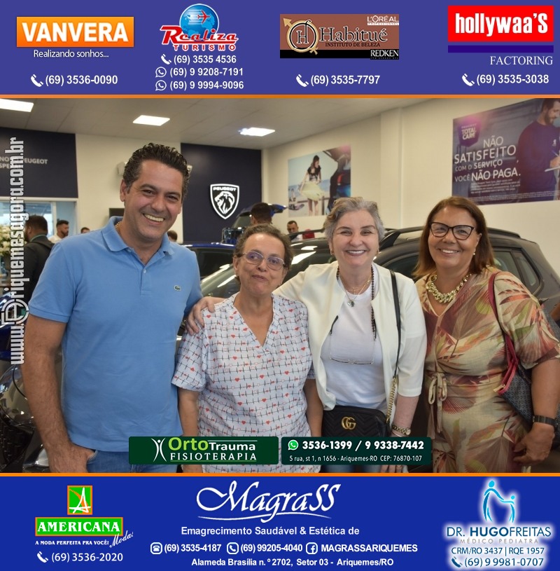 Inauguração Gima Peugeot e Gima Citroën Grupo  Gilberto Miranda em Ariquemes Rondônia