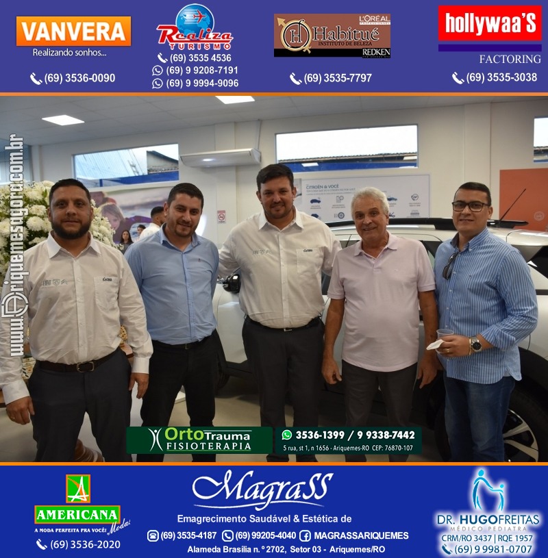 Inauguração Gima Peugeot e Gima Citroën Grupo  Gilberto Miranda em Ariquemes Rondônia