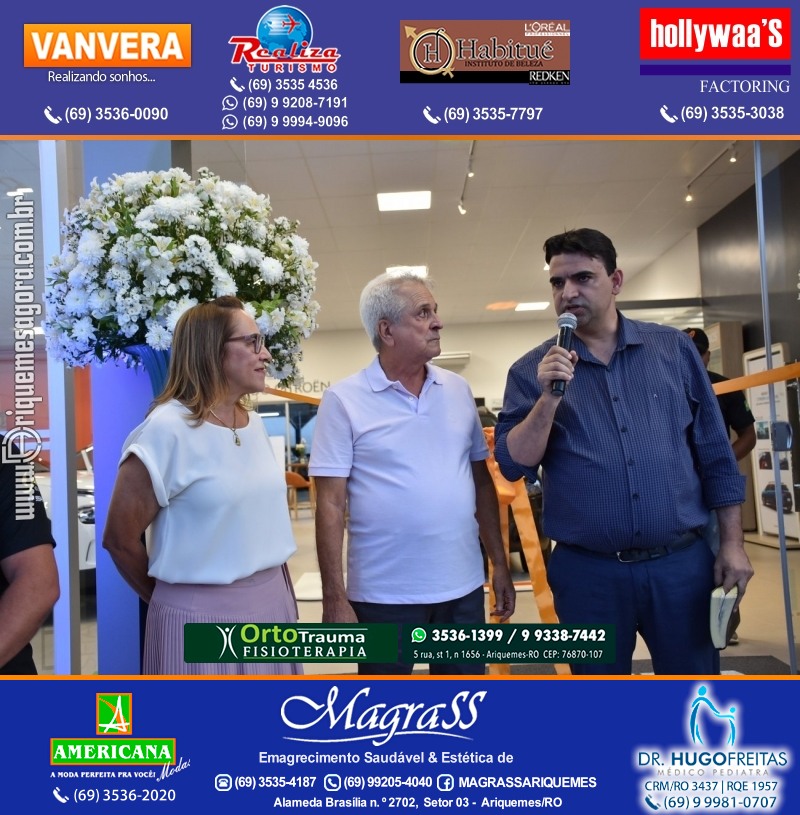 Inauguração Gima Peugeot e Gima Citroën Grupo  Gilberto Miranda em Ariquemes Rondônia