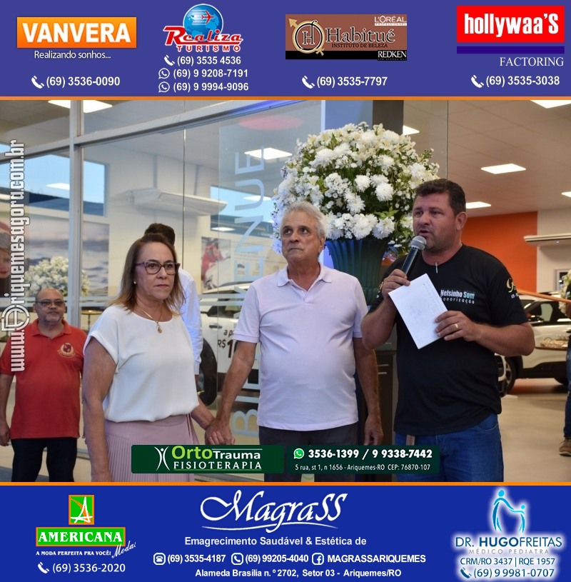 Inauguração Gima Peugeot e Gima Citroën Grupo  Gilberto Miranda em Ariquemes Rondônia