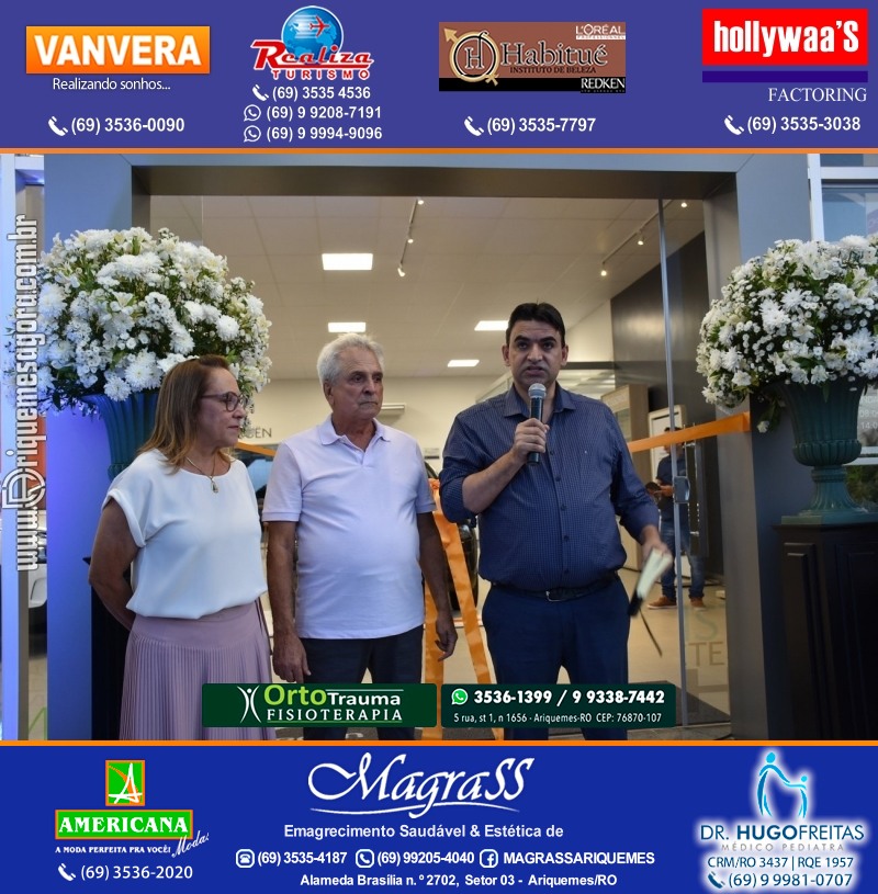 Inauguração Gima Peugeot e Gima Citroën Grupo  Gilberto Miranda em Ariquemes Rondônia