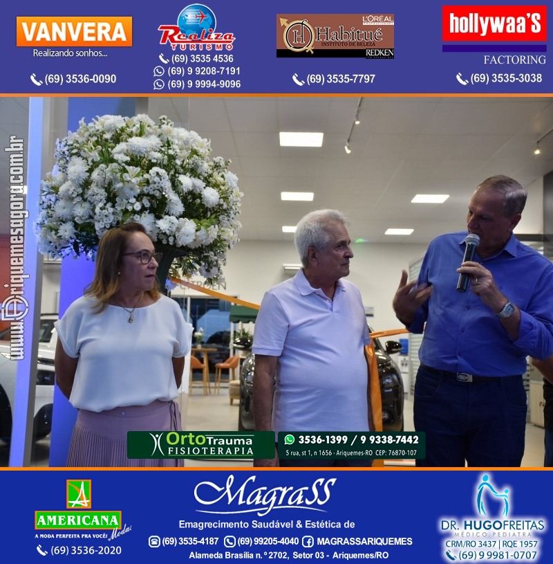 Inauguração Gima Peugeot e Gima Citroën Grupo  Gilberto Miranda em Ariquemes Rondônia