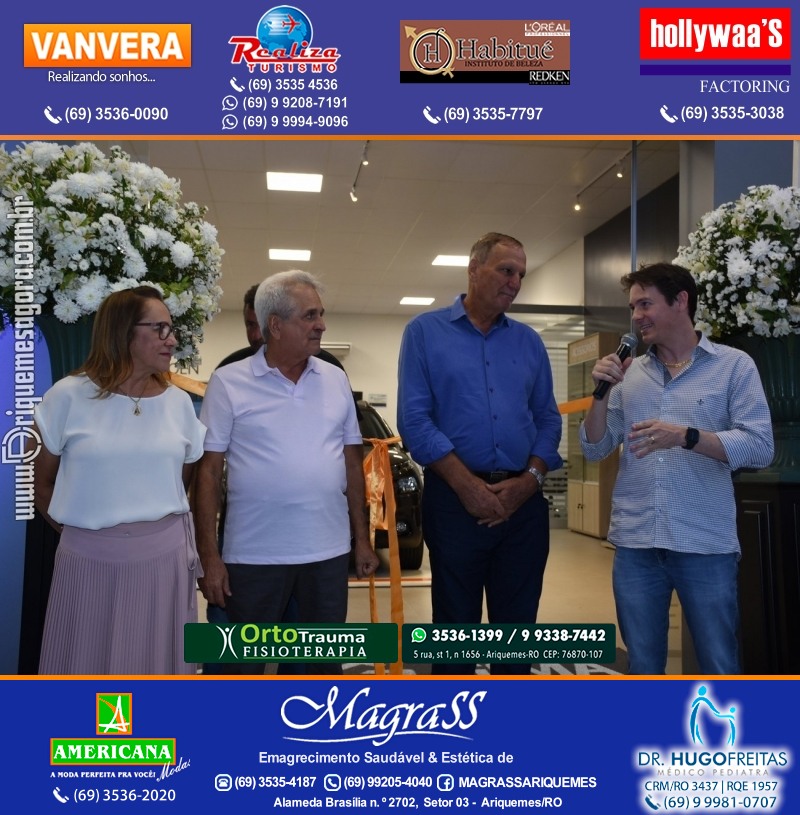 Inauguração Gima Peugeot e Gima Citroën Grupo  Gilberto Miranda em Ariquemes Rondônia