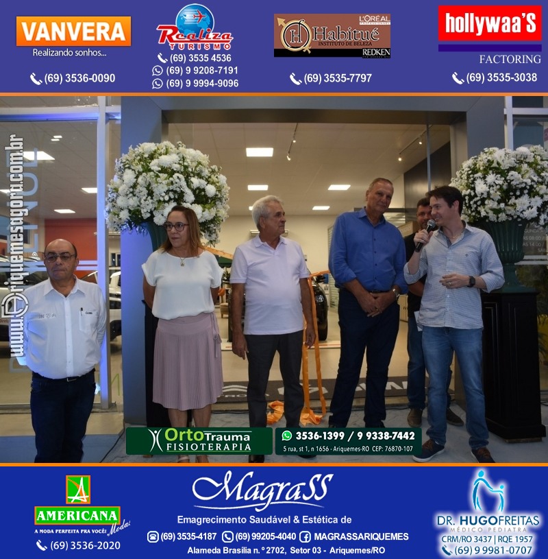 Inauguração Gima Peugeot e Gima Citroën Grupo  Gilberto Miranda em Ariquemes Rondônia