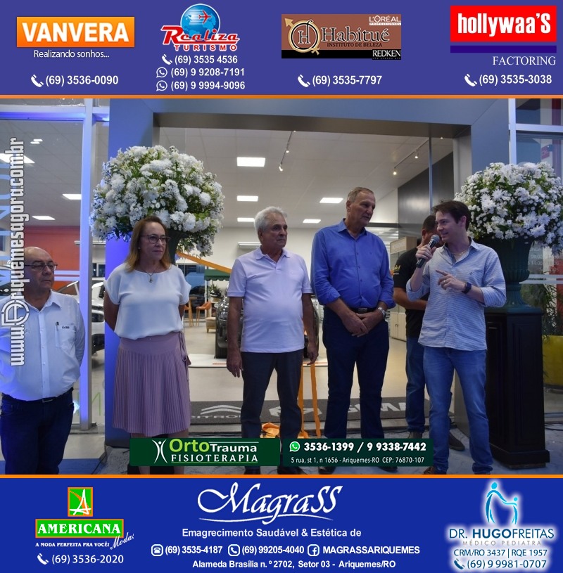 Inauguração Gima Peugeot e Gima Citroën Grupo  Gilberto Miranda em Ariquemes Rondônia
