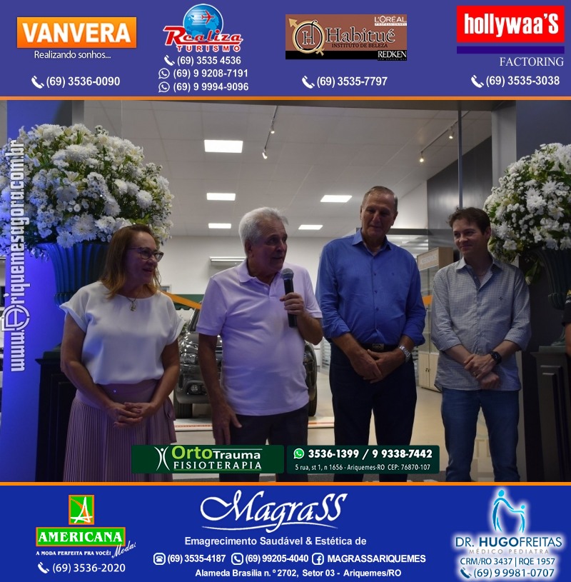 Inauguração Gima Peugeot e Gima Citroën Grupo  Gilberto Miranda em Ariquemes Rondônia