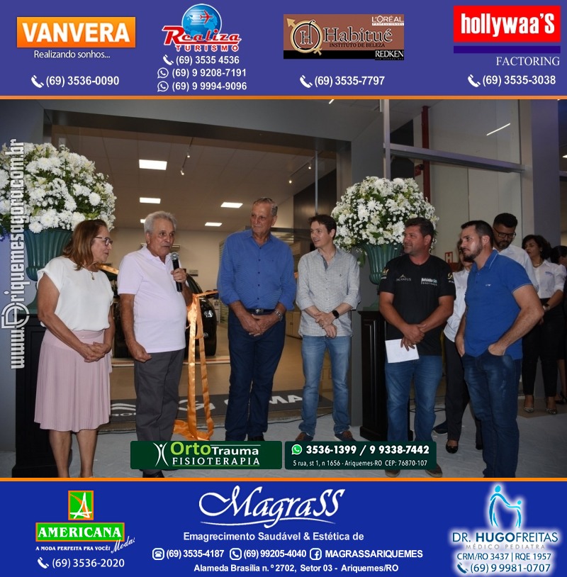 Inauguração Gima Peugeot e Gima Citroën Grupo  Gilberto Miranda em Ariquemes Rondônia