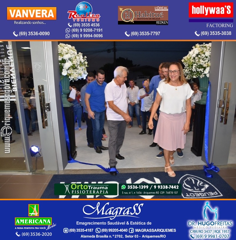 Inauguração Gima Peugeot e Gima Citroën Grupo  Gilberto Miranda em Ariquemes Rondônia