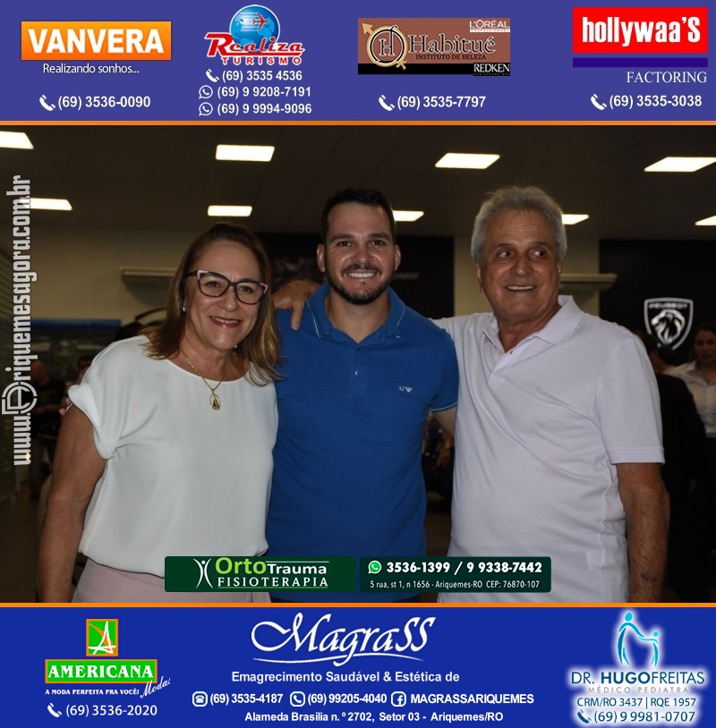 Inauguração Gima Peugeot e Gima Citroën Grupo  Gilberto Miranda em Ariquemes Rondônia