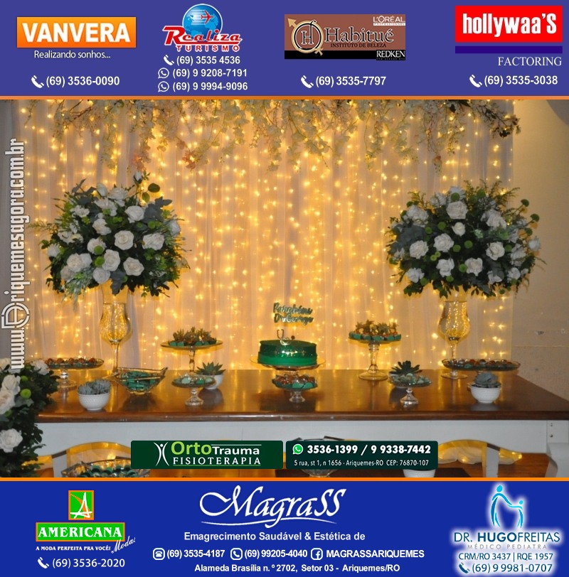 Festa Surpresa de Aniversário do Dr. George Hamilton em Ariquemes Rondônia