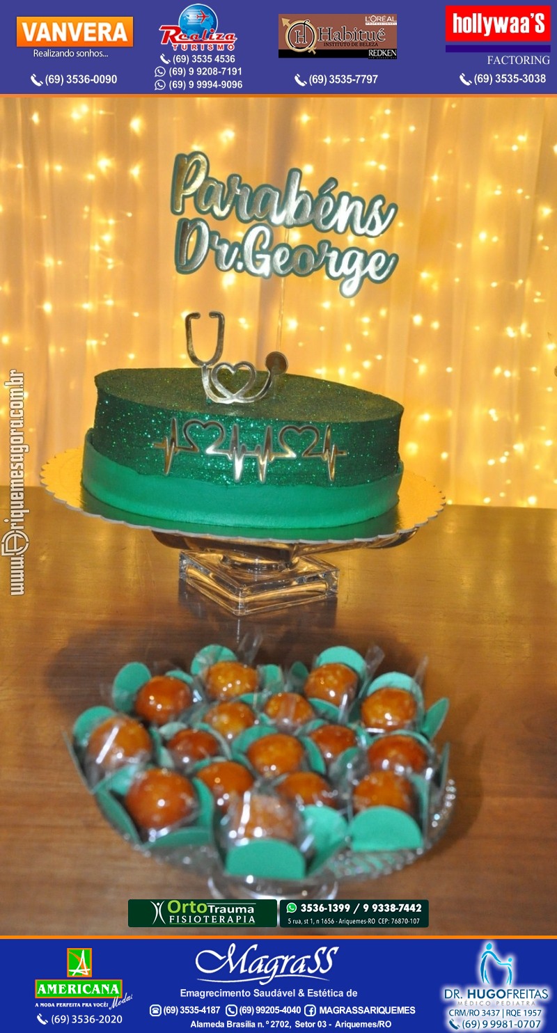 Festa Surpresa de Aniversário do Dr. George Hamilton em Ariquemes Rondônia