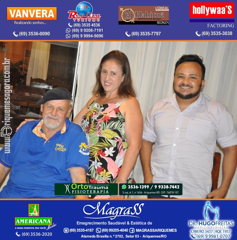 Festa Surpresa de Aniversário do Dr. George Hamilton em Ariquemes Rondônia