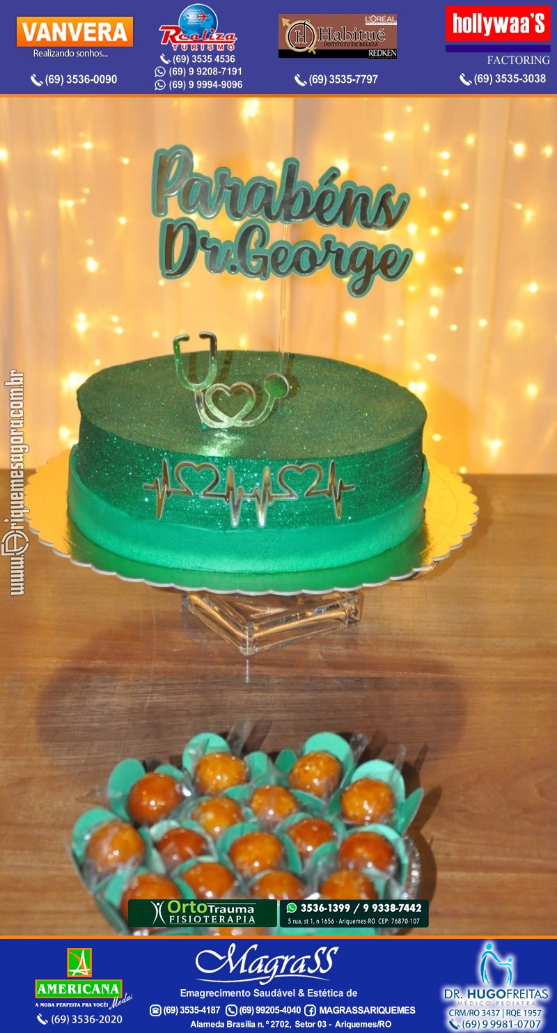 Festa Surpresa de Aniversário do Dr. George Hamilton em Ariquemes Rondônia