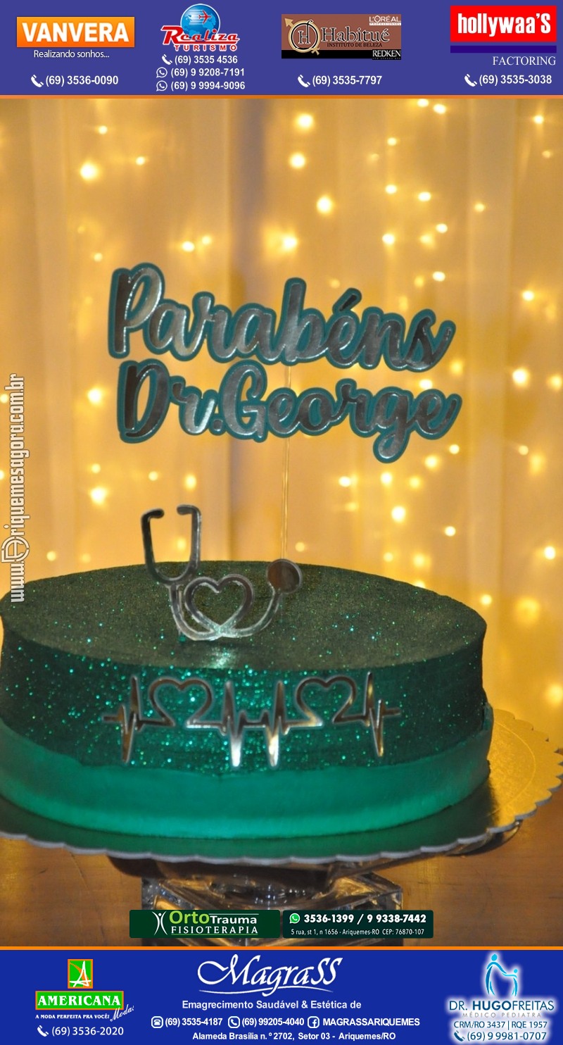 Festa Surpresa de Aniversário do Dr. George Hamilton em Ariquemes Rondônia