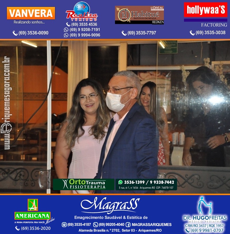 Festa Surpresa de Aniversário do Dr. George Hamilton em Ariquemes Rondônia