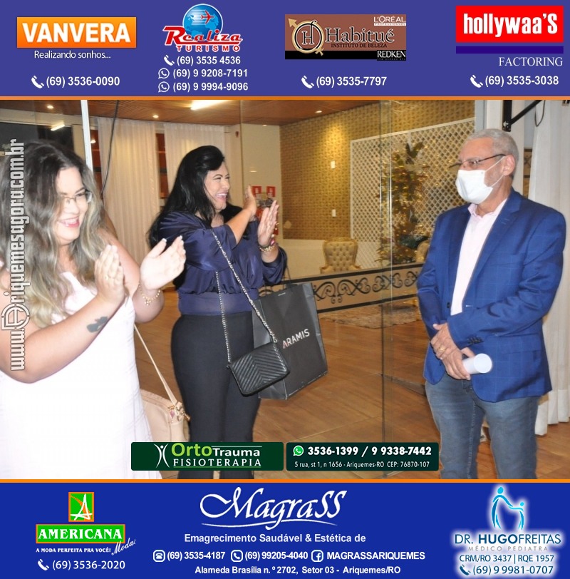 Festa Surpresa de Aniversário do Dr. George Hamilton em Ariquemes Rondônia