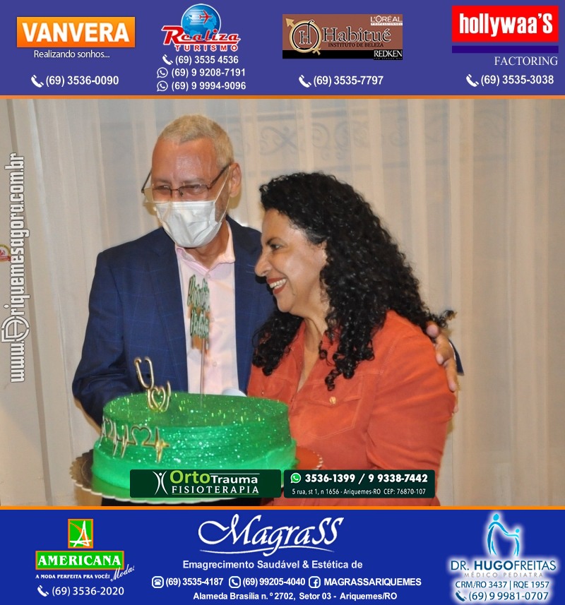 Festa Surpresa de Aniversário do Dr. George Hamilton em Ariquemes Rondônia