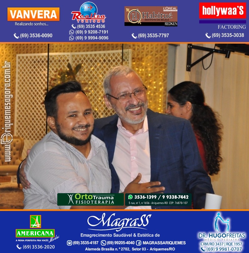Festa Surpresa de Aniversário do Dr. George Hamilton em Ariquemes Rondônia
