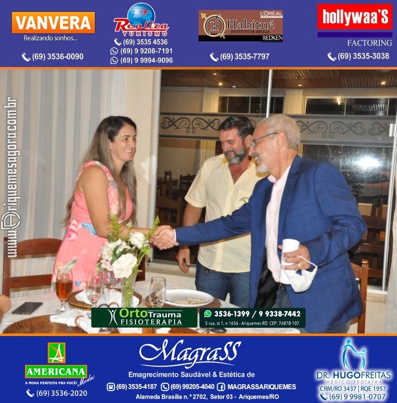 Festa Surpresa de Aniversário do Dr. George Hamilton em Ariquemes Rondônia