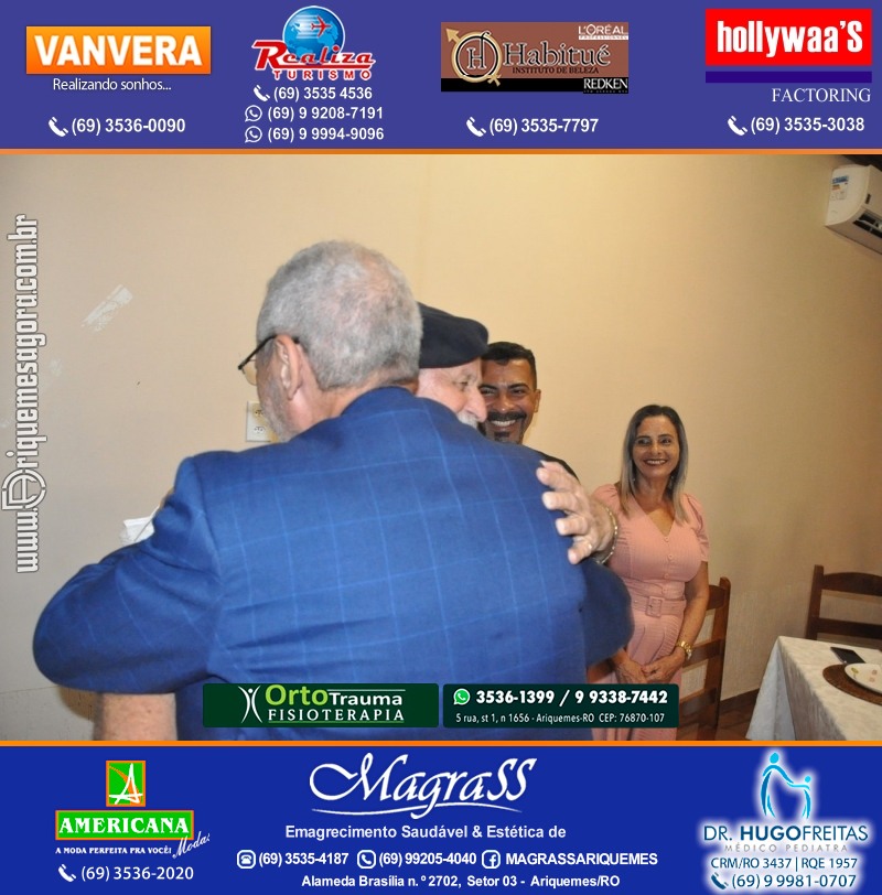 Festa Surpresa de Aniversário do Dr. George Hamilton em Ariquemes Rondônia