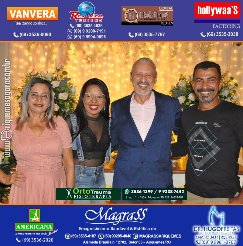Festa Surpresa de Aniversário do Dr. George Hamilton em Ariquemes Rondônia
