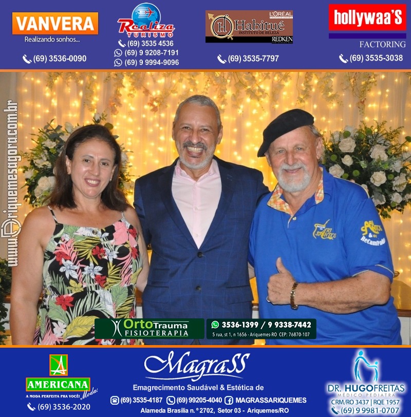 Festa Surpresa de Aniversário do Dr. George Hamilton em Ariquemes Rondônia