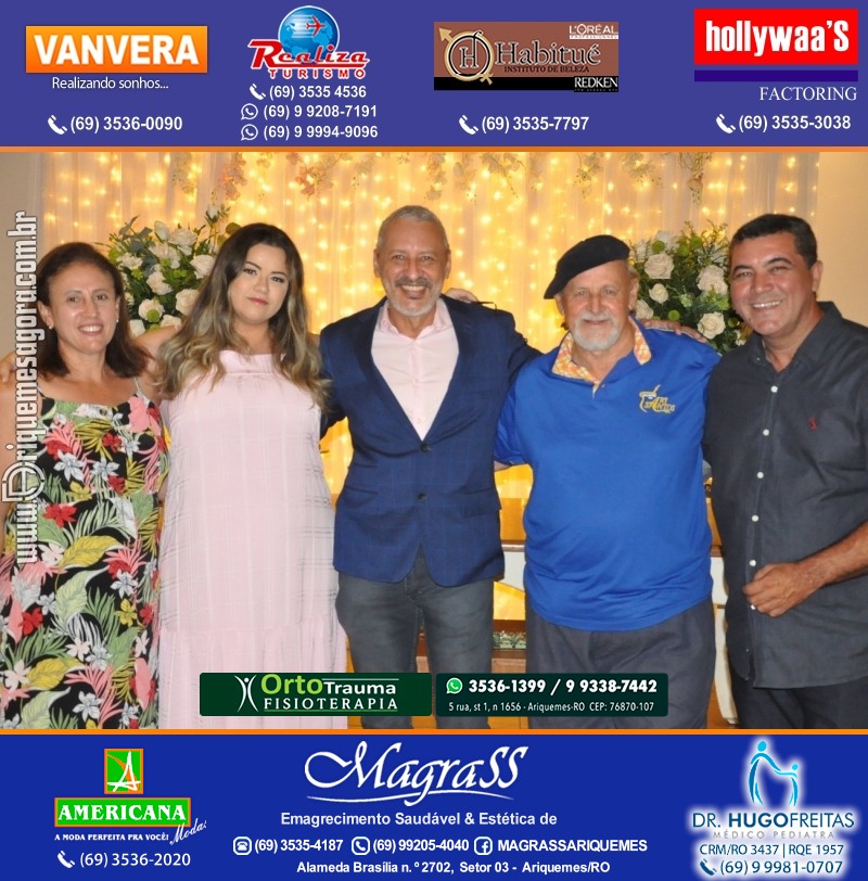 Festa Surpresa de Aniversário do Dr. George Hamilton em Ariquemes Rondônia
